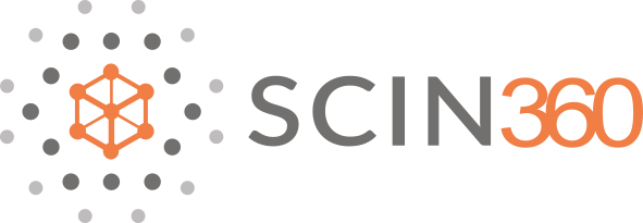solutions SCIN360 CRM logo principal gris sans phrase